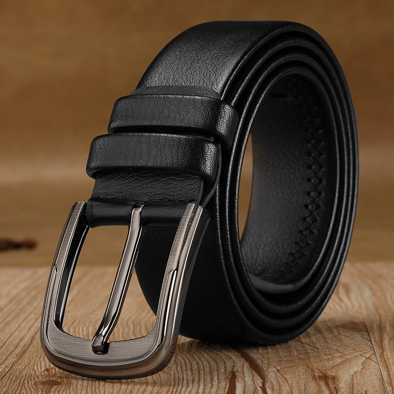 High Quality Wholesale Pin Buckle Men′s Belt Leisure Belt