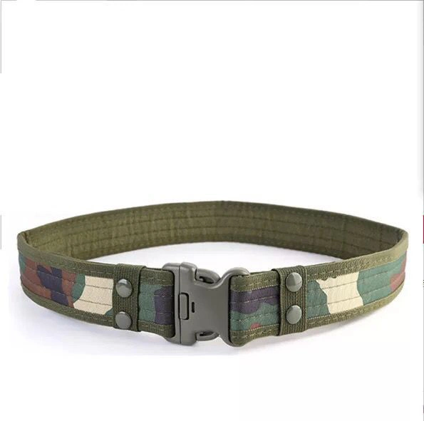 Military Army Belt Combat Belts Tactical Belt Fashion Black Men Canvas Waistband Outdoor Hunting