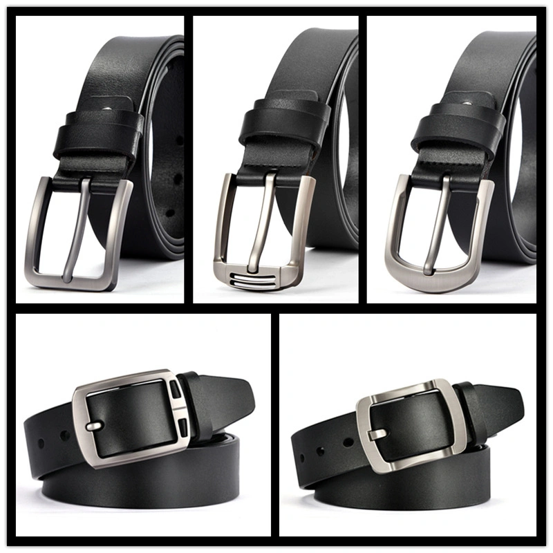 Luxury Male Belts Business Genuine Leather Ratchet Dress Belts Classics Vintage Automatic Buckle Men Belt